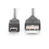 DIGITUS High Speed 2.0 mini USB B - USB type A kábel 1m