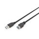 DIGITUS High Speed 3.0 USB hosszabbító kábel 1,8m