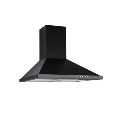 Hausberg HB-1260NG fekete, szabadonálló, kürtős, méret:59,9 cm, zajszint:56 dB, páraelszívó