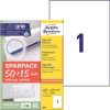 Avery 6603 210x297 mm univerzális 50+15 lap 65 db-os etikett