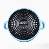 TOO LINE BLUE 2 literes, 18cm átmérő, 9cm magasságú lábas (fazék) üveg fedővel