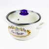 TOO BELLY BON APPETIT 3,8 literes, 20cm átmérő, 13cm magasságú lábas (fazék) üveg fedővel