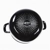 TOO BELLY FARM BLACK 4,8 literes, 22cm átmérő, 14cm magasságú lábas (fazék) üveg fedővel