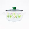 TOO BELLY TULIP 2,1 literes, 16cm átmérő, 11cm magasságú lábas (fazék) üveg fedővel