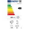 Whirlpool WH6IC11BS7LSA0 programok száma: 9, keskeny beépíthető, 11 terítékes mosogatógép