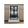 Whirlpool WH6PC11BS7A0 programok száma: 9, keskeny beépíthető, 11 terítékes mosogatógép