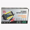 IRIS TOOLS ITBC-2000 Akkumulátor töltő és teszter, 12V 6A, digitális kijelzővel, AGM, GEL, Lead Acid battery