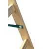 DRABEST STANDARD 2x6 lépcsős fa létra, összecsukható