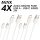 AVAX CB123W – 4X 2m 2,1A USB-C Gyorstöltő kábelcsomag