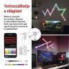 Emos GoSmart Lines fehér, 9 részből álló, 34 W, RGBIC dimmelhető, WiFi LED lámpa