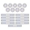 Emos GoSmart Lines fehér, 9 részből álló, 34 W, RGBIC dimmelhető, WiFi LED lámpa