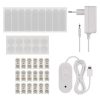Emos GoSmart Lines fehér, 9 részből álló, 34 W, RGBIC dimmelhető, WiFi LED lámpa