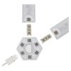 Emos GoSmart Lines fehér, 9 részből álló, 34 W, RGBIC dimmelhető, WiFi LED lámpa