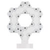 Emos GoSmart Hexagon fehér, 6 részből álló, RGBIC dimmelhető, WiFi LED asztali lámpa