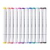 Jolly Airbrush Textile 12 darabos kétvégű színes textilmarker utántöltő készlet