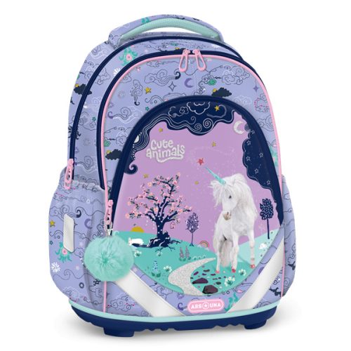 Ars Una Cute Animals Unicorn 25 (5448) anatómiai iskolatáska