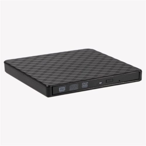 IRIS SQUARE EXTERNAL külső DVD író, USB 3.0, Read/write:CD/VCD/DVD, tálcás, DVD-RW, fekete