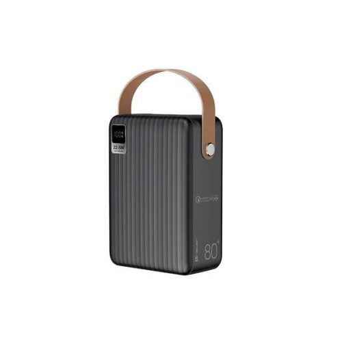Tracer Vouge 8, 80,000 mAh 7 portos Quick Charge 3.0 fekete hordozható power bank