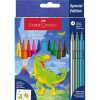 Faber-Castell Dinoszaurusz 10+3 db filctoll készlet, glitteres matricával