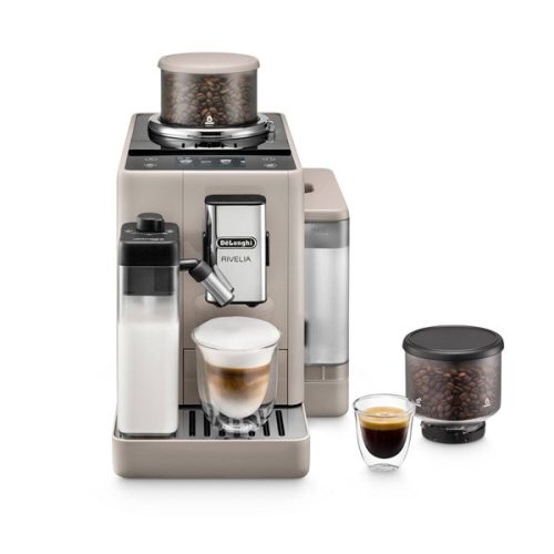 DeLonghi EXAM440.55.BG Rivelia bézs tejhabosítóval automata kávéfőző