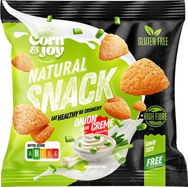 Corn and Joy snack hagymás tejfölös 40 g