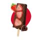 House of pops chocolate strawberry 100%-os kakaóval készült fagylalt 123 ml