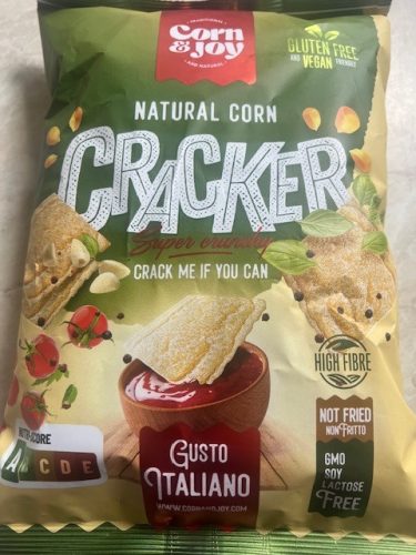 Corn and Joy gluténmentes cracker natural 100 g