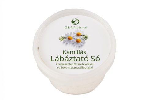 G&A Natural Kamillás Lábáztató Só Édesnarancs Illóolajjal 120 g
