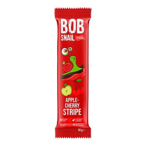 Bob Snail gyümölcstekercs alma-meggy 14 g