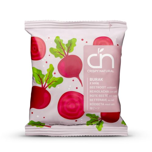 Crispy natural 100% cékla szeletek 18 g