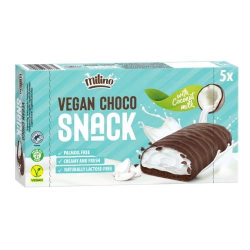 Milino vegan kókuszos snack 5x24g 120 g