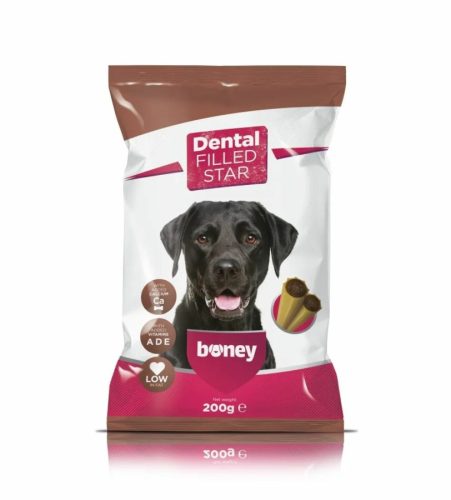 Boney Jutalomfalat Dental Filled Star 200g