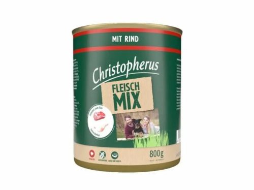 Christopherus Dog konzerv meat mix marha 800g