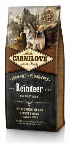 Carnilove Adult Reindeer- Rénszarvas Hússal 12kg