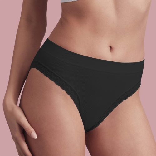 Bellissima 157 Slip Costina bordázott csipkés női alsó