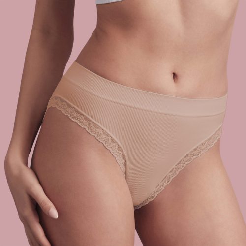 Bellissima 157 Slip Costina bordázott csipkés női alsó