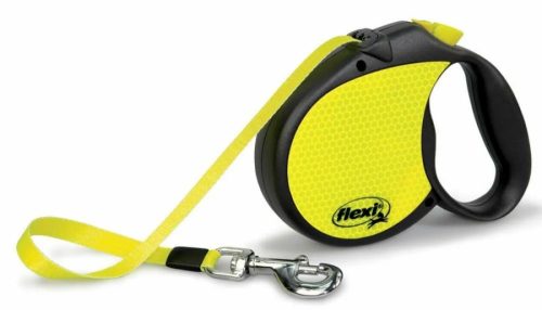 Flexi Neon S Szalag 5m 15kg-ig sárga