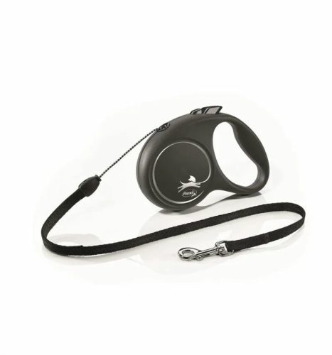 Flexi Black Design S Zsinór 5m 12kg-ig Ezüst