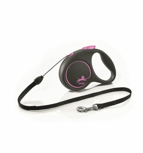 Flexi Black Design S Zsinór 5m 12kg-ig Pink