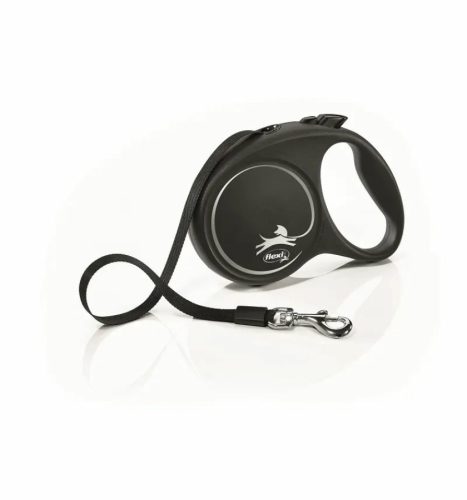 Flexi Black Design M Szalag 5m 25kg-ig Ezüst