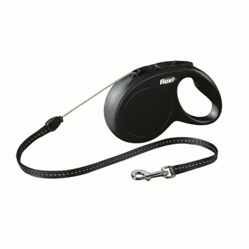 Flexi Classic Zsinór M 5m 20kg-ig fekete