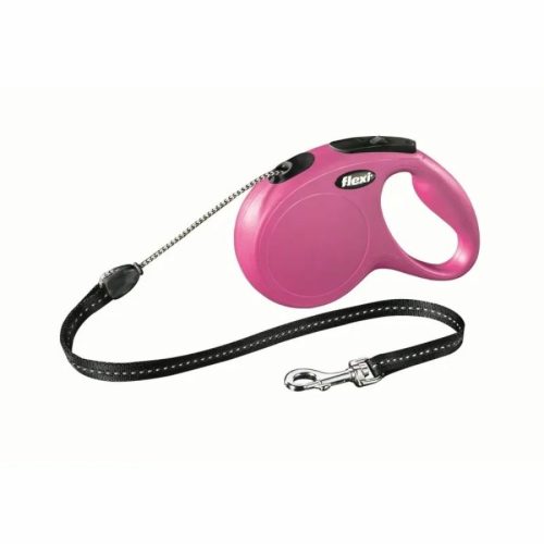 Flexi Classic Zsinór M 5m 20kg-ig pink