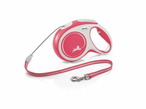 Flexi New Comfort zsinóros automata póráz M 8m piros