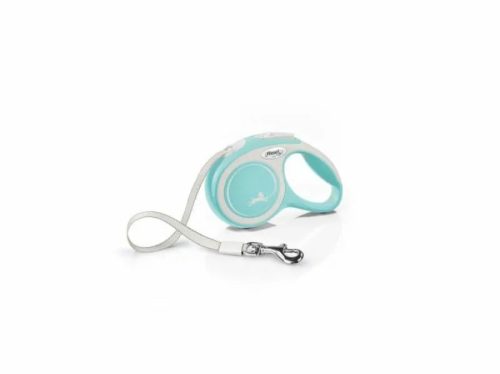 Flexi New Comfort szalagos automata póráz XS 3m világos kék