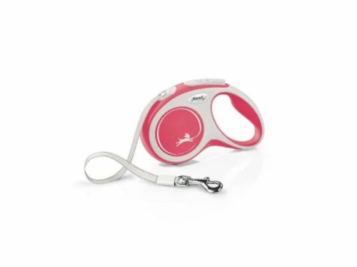 Flexi New Comfort szalagos automata póráz S 5m piros