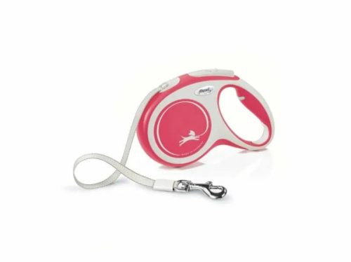 Flexi New Comfort szalagos automata póráz M 5m piros