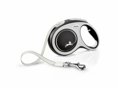 Flexi New Comfort szalagos automata póráz L 8m fekete