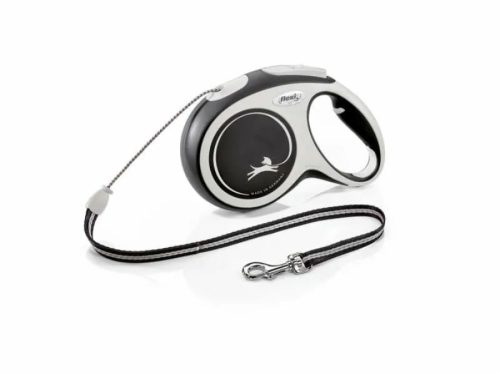 Flexi New Comfort zsinóros automata póráz M 5m fekete