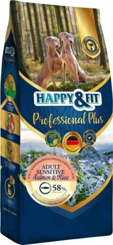 Happy&Fit Professional Plus Adult Sensitive Salmon&Rice 18kg