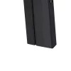 Clara 120 cm szögletes üveg étkezőasztal fekete
